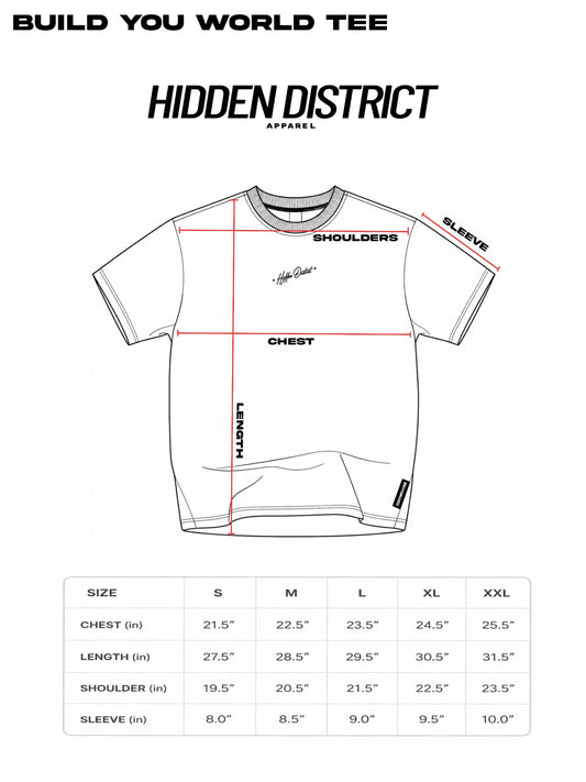 Build Your World Tee-Stone Brown